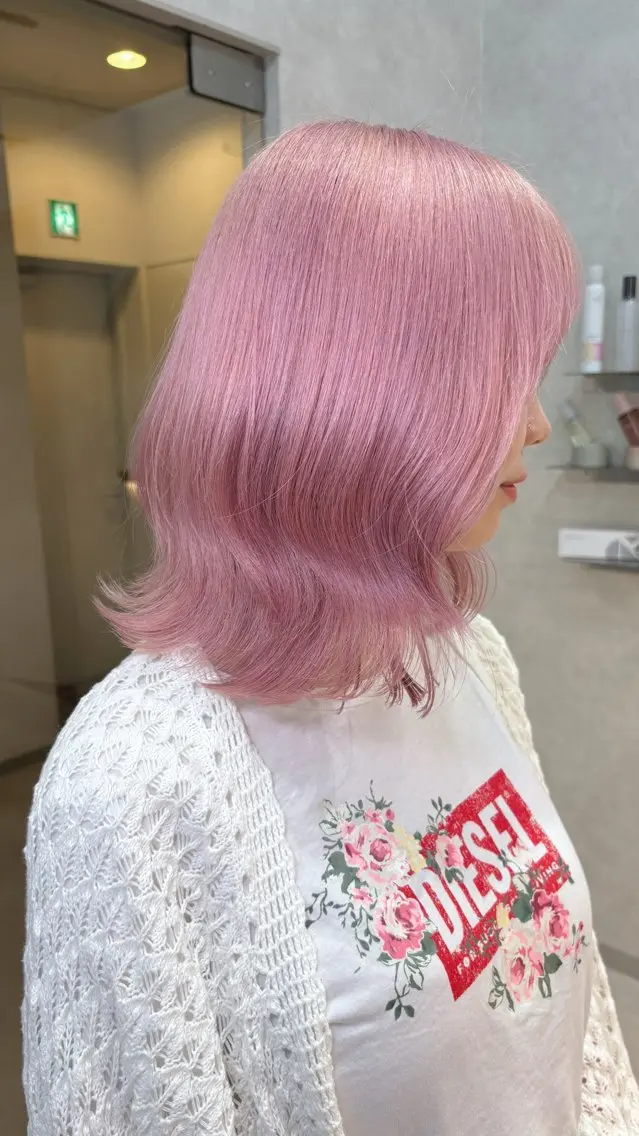 ミディアム カラー カット ヘアカラー トリートメント 🌿【Zina札幌】 東海林りかこ🌿のヘアスタイル