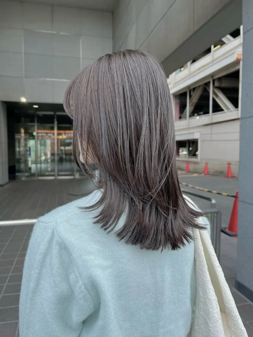 ミディアム レイヤーカット YUI🍊 ボブ/レイヤーカットのヘアスタイル