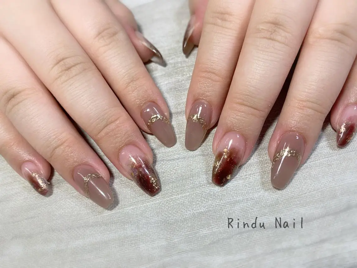 ネイル ニュアンスネイル Rindu Nail 名駅miniのネイルデザイン