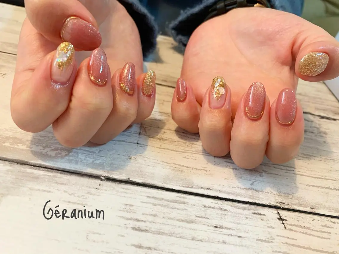 ネイル ハンドネイル GéRanium Harukaのネイルデザイン