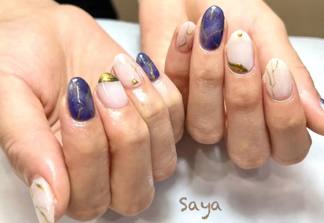 ネイル アートネイル ワンカラーネイル NanaLopi さやのネイルデザイン