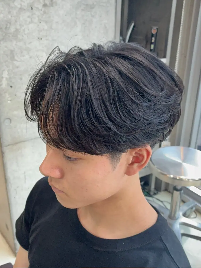 ✨【校則OK・社会人◎】✨メンズカット+ニュアンスパーマ ¥2000の写真