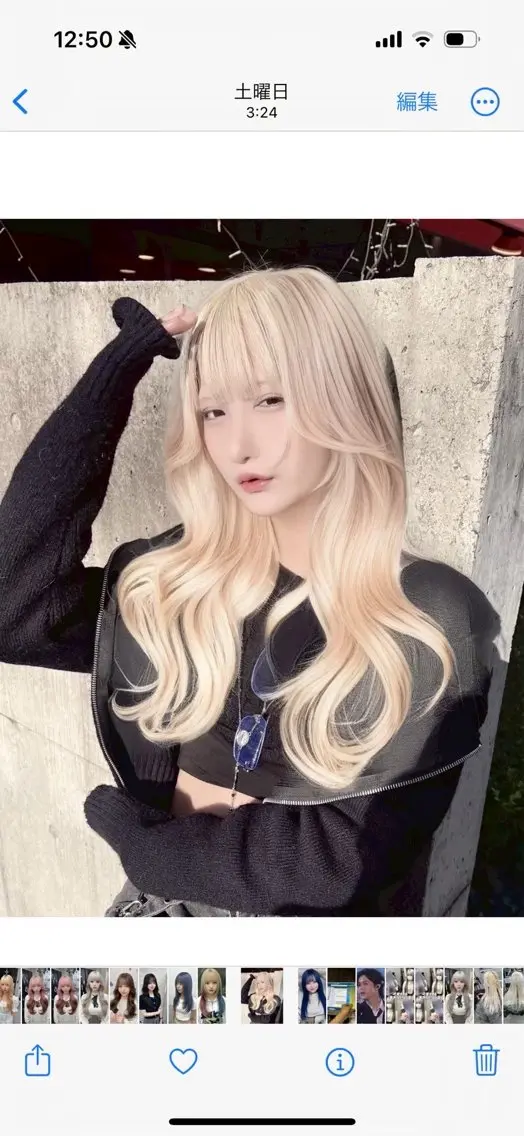 💫根本3センチ以内💫根本リタッチブリーチ＋韓国風カラー＋うる艶髪質改善トリートメント【ミニモ限定30%off】の写真