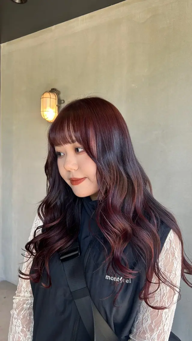 ロング カラー ヘアカラー 野田阪神/暖色カラー Kairi🐬のヘアスタイル