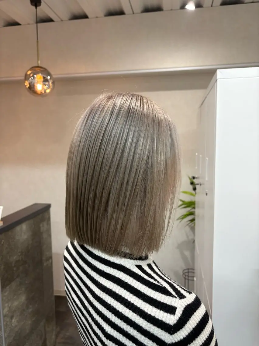 ショート ヘアカラー haku【津久野店】 ERIKAのヘアスタイル