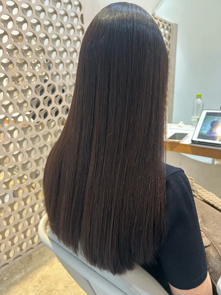 ロング トリートメント 縮毛矯正 トリートメント 古山 瞳のヘアスタイル