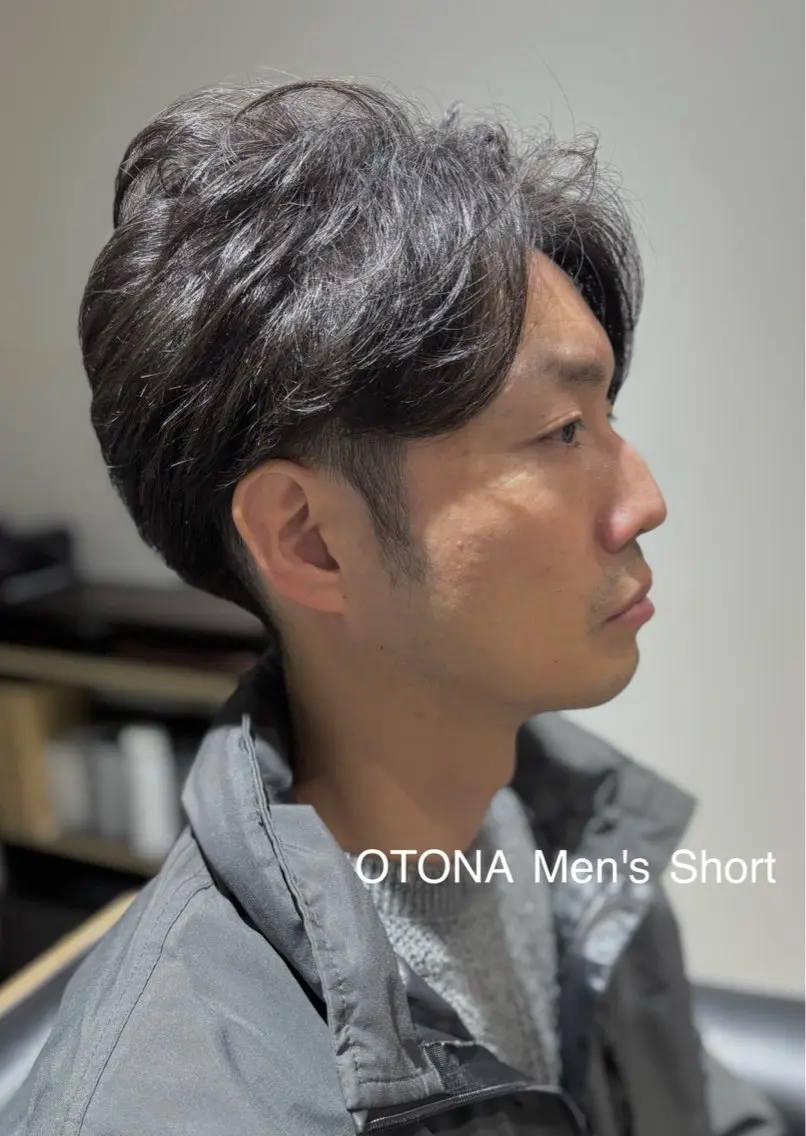 メンズ カット パーマ 松下|個室 マンツーマン美容師のヘアスタイル
