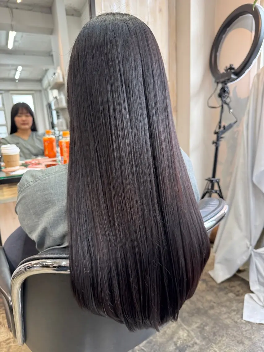 セミロング ショートボブ セミロングパーマ ボブ ハッシュカット レイヤーカット 髪質改善/レイヤー 神戸/三宮/TANIのヘアスタイル