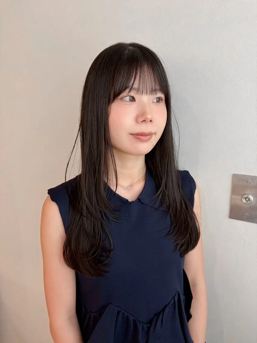 ロング 似合わせカット🎀 梅田🤍sayaのヘアスタイル