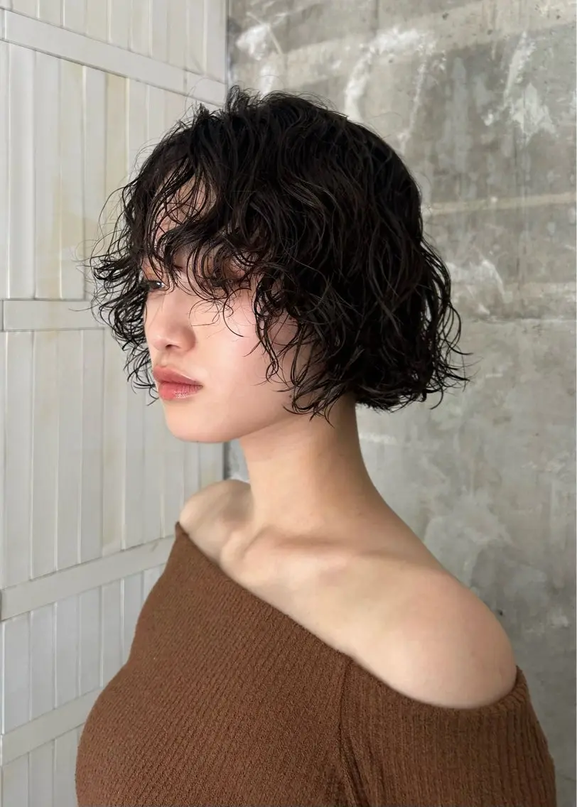 似合わせカット + ラフパーマ🌀【朝のセットが楽になる】の写真