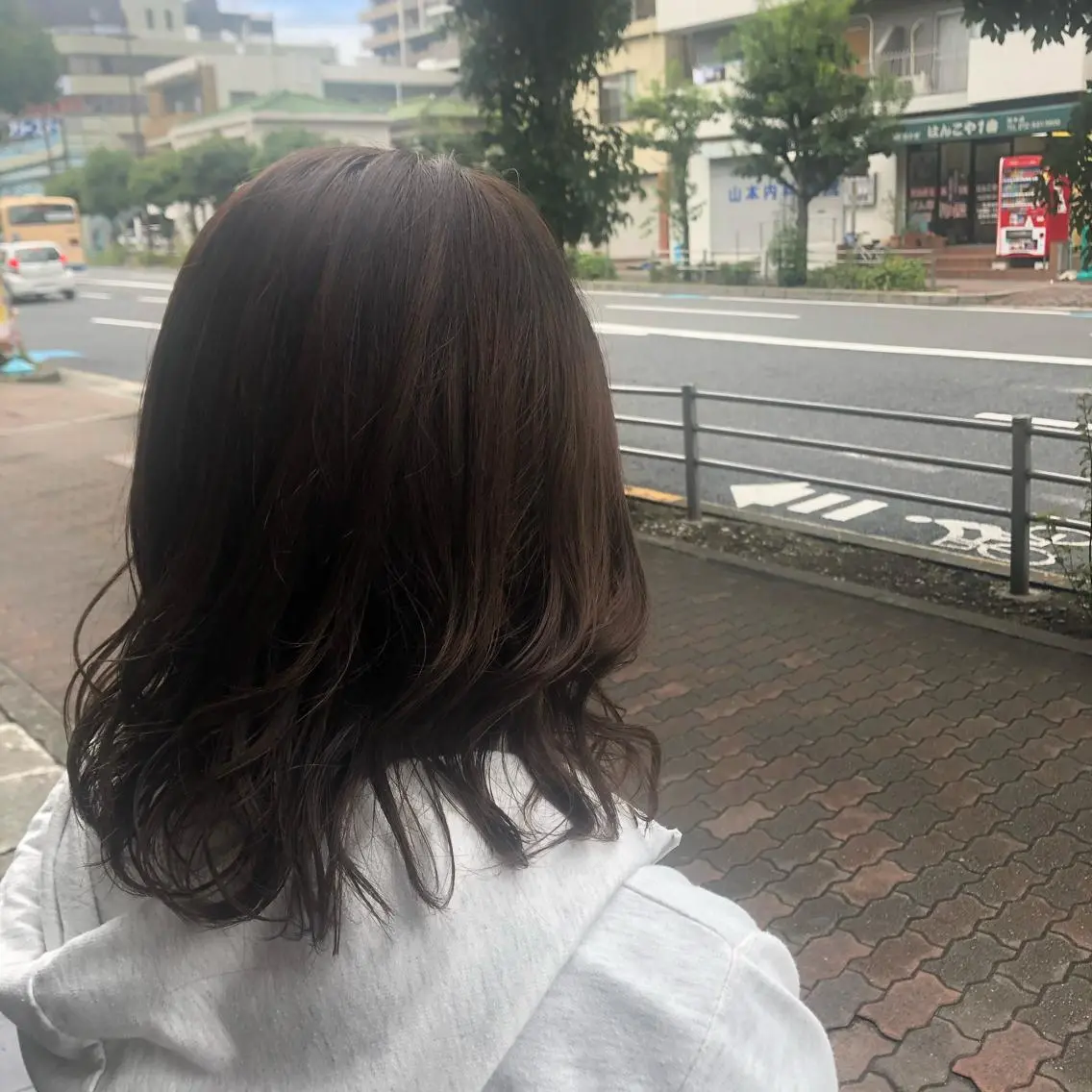 ミディアム 髪質改善 髪質改善カラーゆうひのヘアスタイル