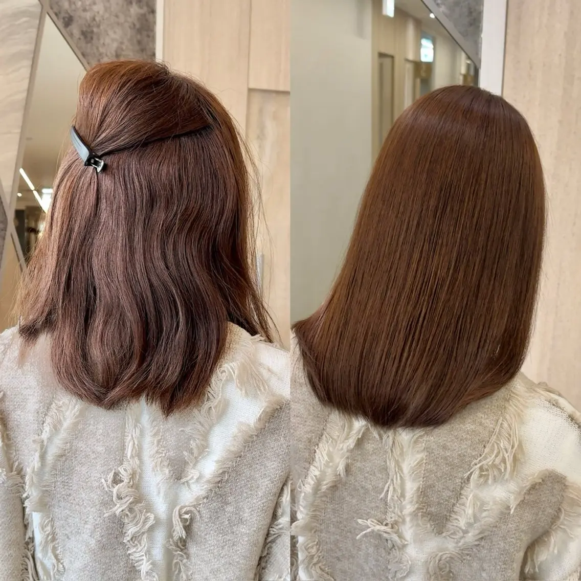 ロング 縮毛矯正 トリートメント 美髪矯正特化 三澤はるかのヘアスタイル