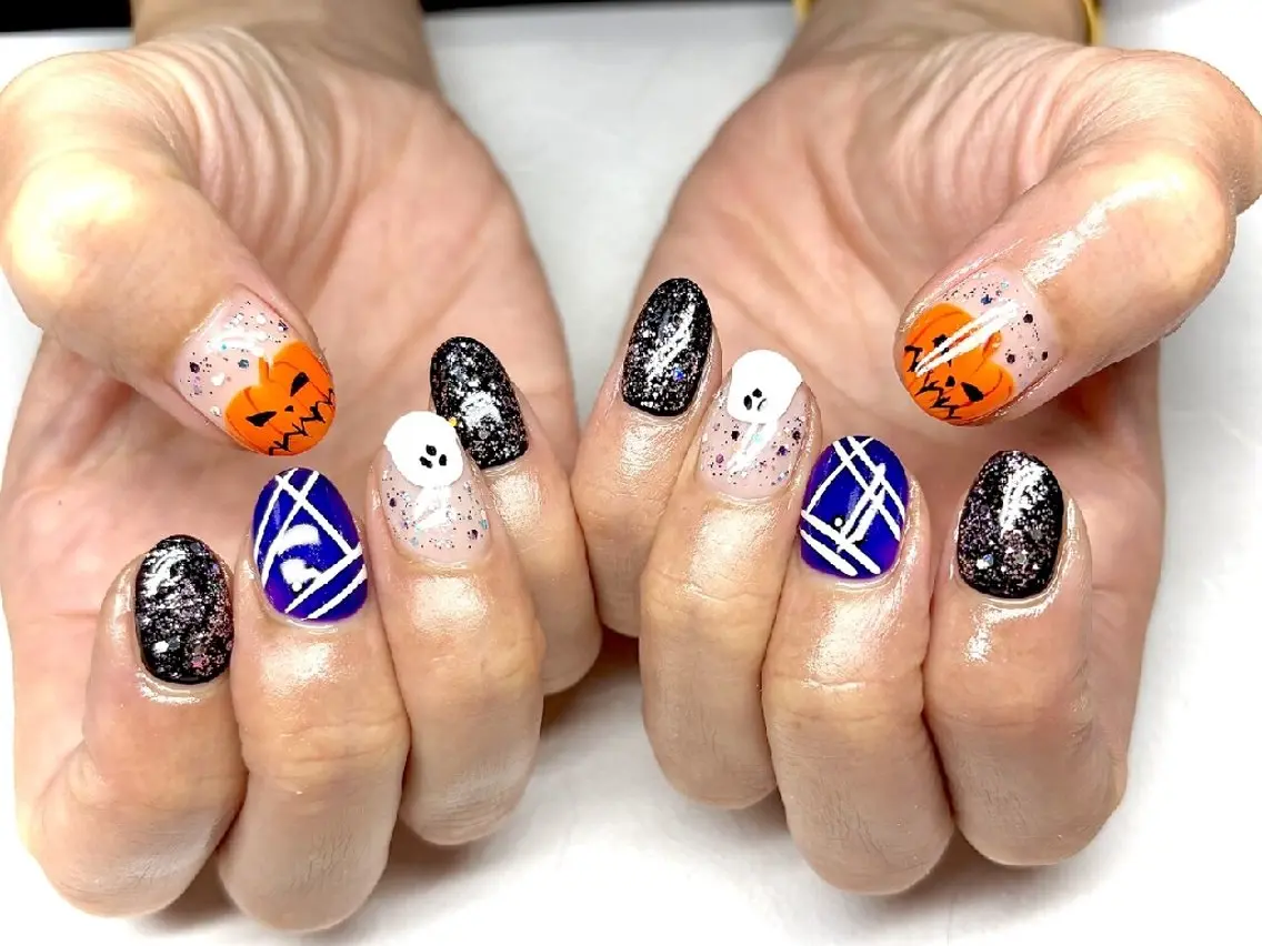 ネイル ハロウィン ハンドネイル JULIE NAILのネイルデザイン