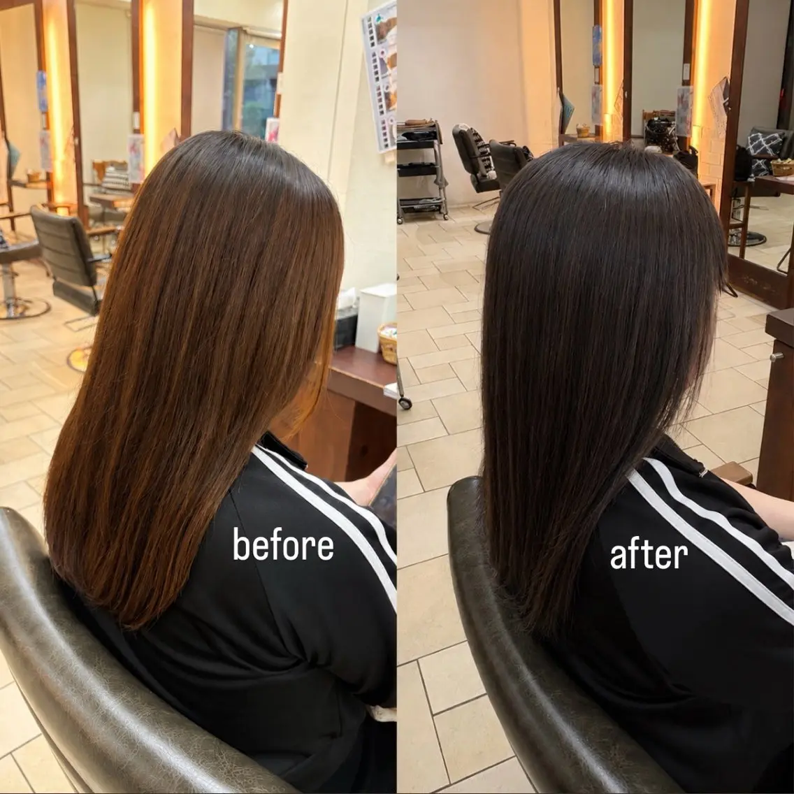 カラー ブラウンカラー 透明感カラー ヘアカラー マツヤマ アミンのヘアスタイル