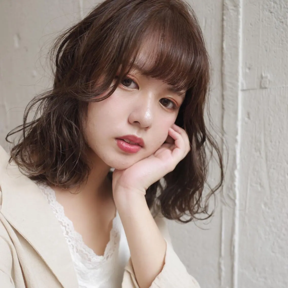 ミディアム カラー ブラウンカラー ヘアカラー トリートメント ふくだ りさ【ciAo!】のヘアスタイル