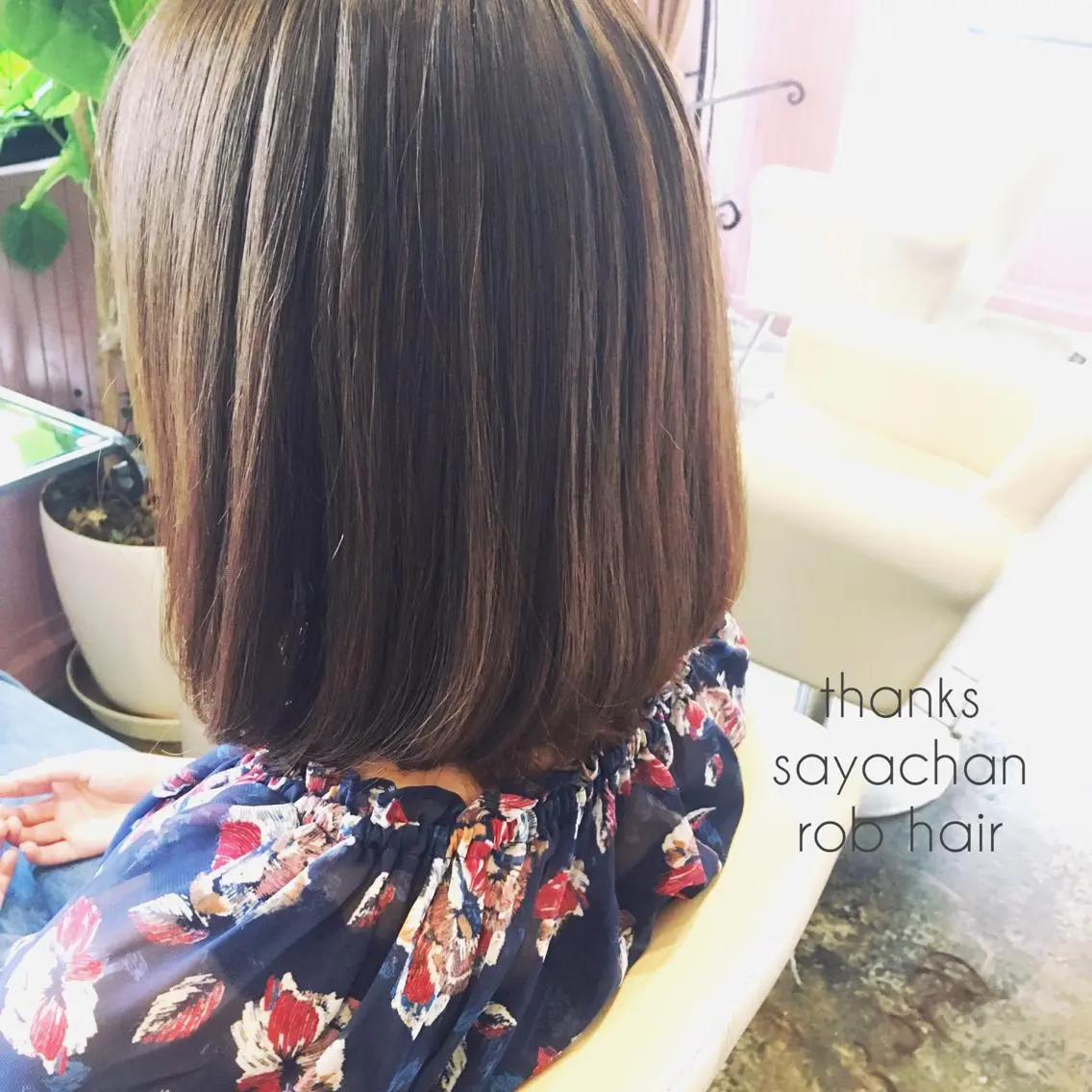 ミディアム カラー ヘアアレンジ 外ハネヘア 表参道Lise おおいしおりのヘアスタイル