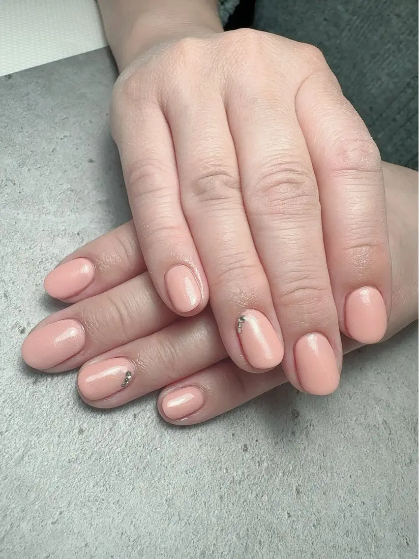 ネイル アートネイル ハート マグネットネイル 持ち込み ニュアンスネイル ハンドネイル Nailsalon Mimiy..♡のネイルデザイン