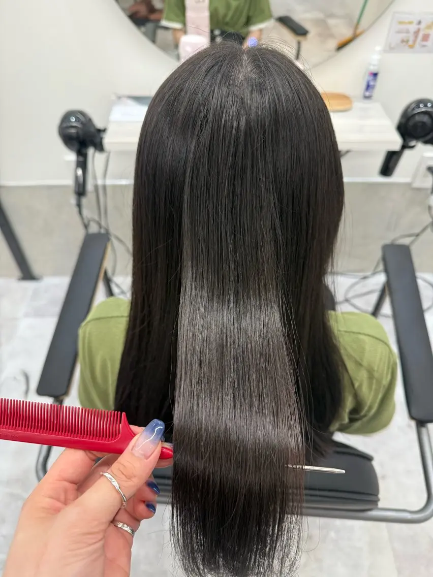 ロング 縮毛矯正 髪質改善 Chihiro🫧のヘアスタイル