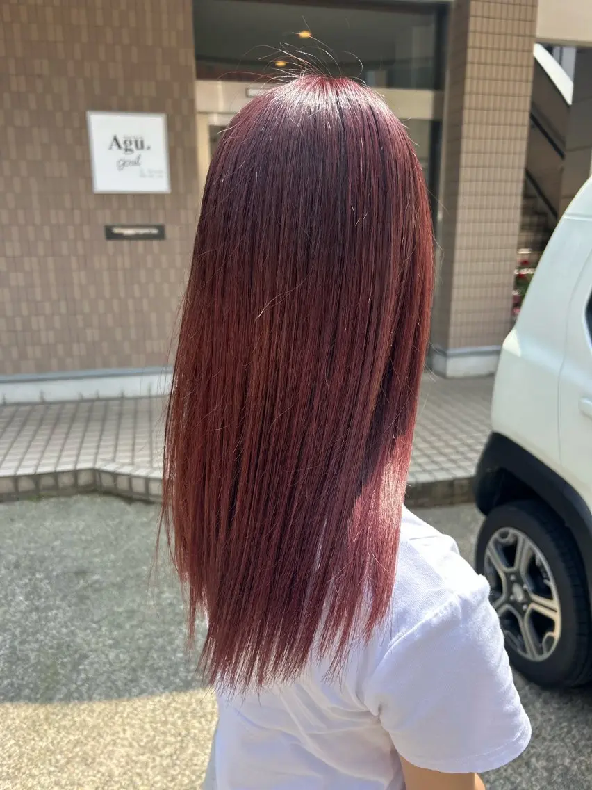 カラー 上島 愛永のヘアスタイル