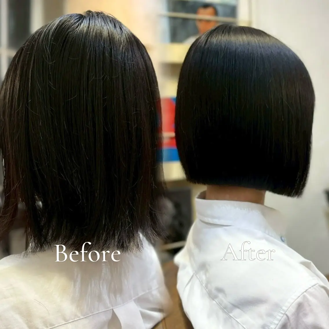 ミディアム 縮毛矯正 トリートメント 上野 峻典のヘアスタイル