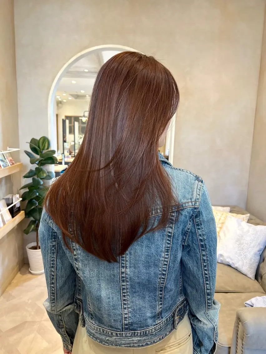 ロング ヘアカラー 小川 ルミナのヘアスタイル