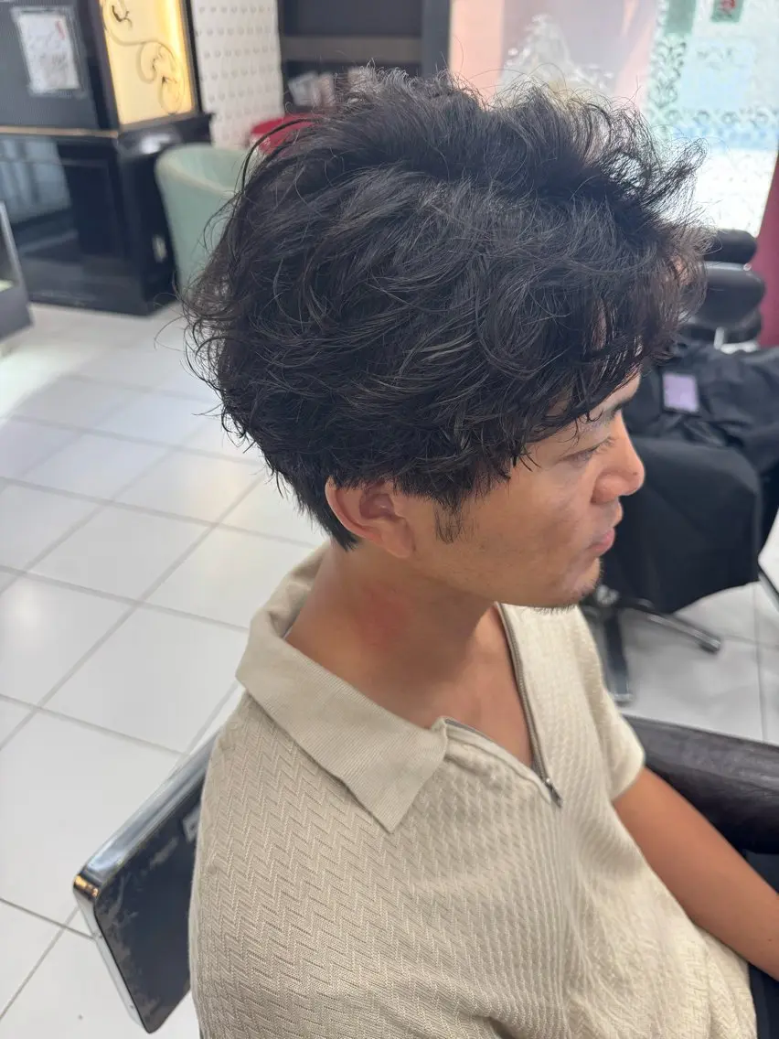 パーマ メンズ ᴘʀɪᴢᴇ 🌜 ᴀɴʀɪ 🌜のヘアスタイル