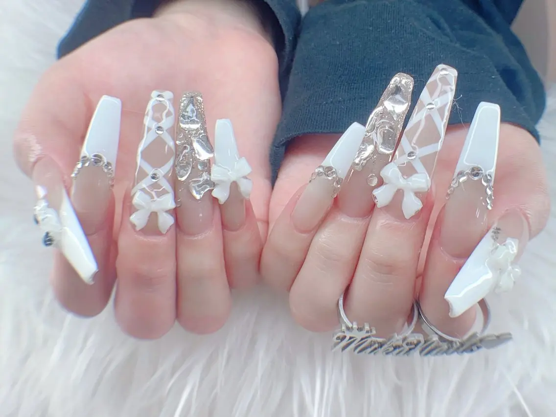 ロング 韓国風ヘア ロング Mika Nail 池袋のネイルデザイン