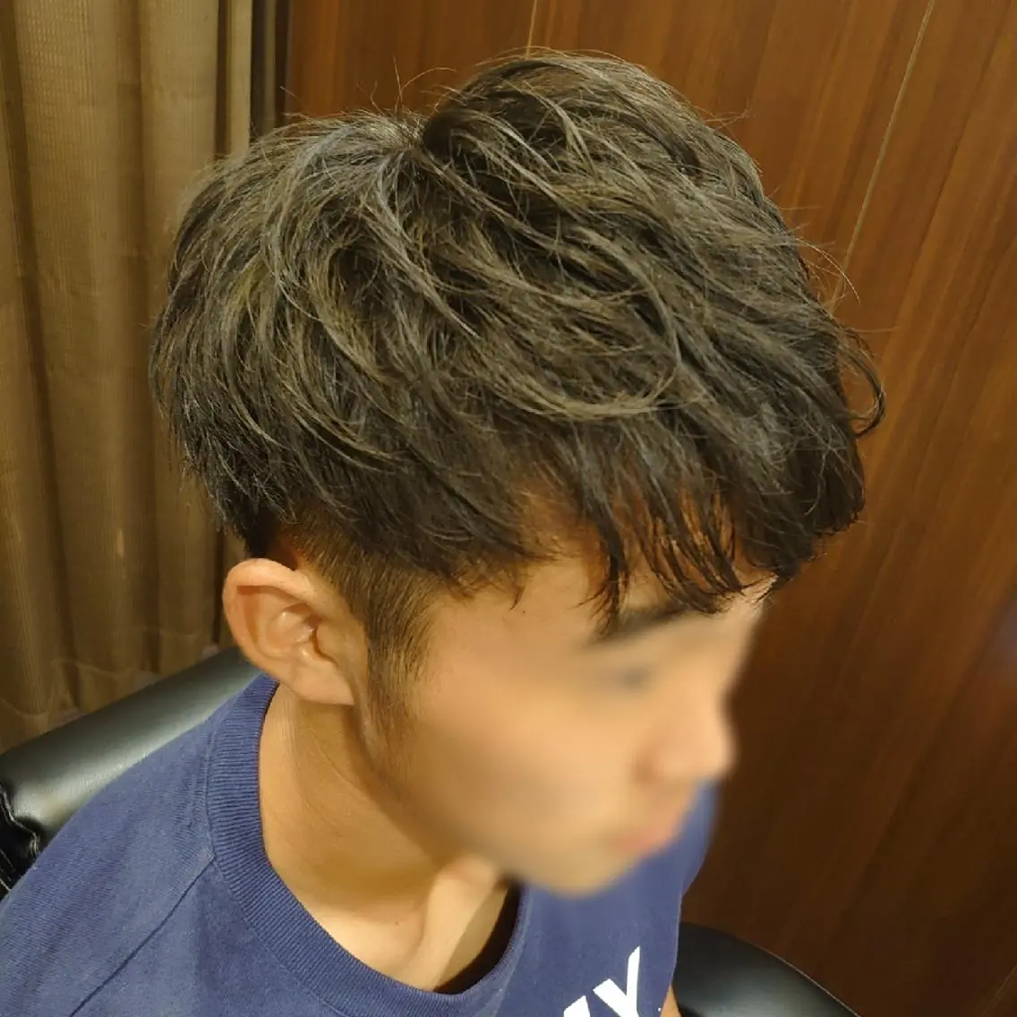 ミディアム メンズ カット 三浦 凪砂のヘアスタイル