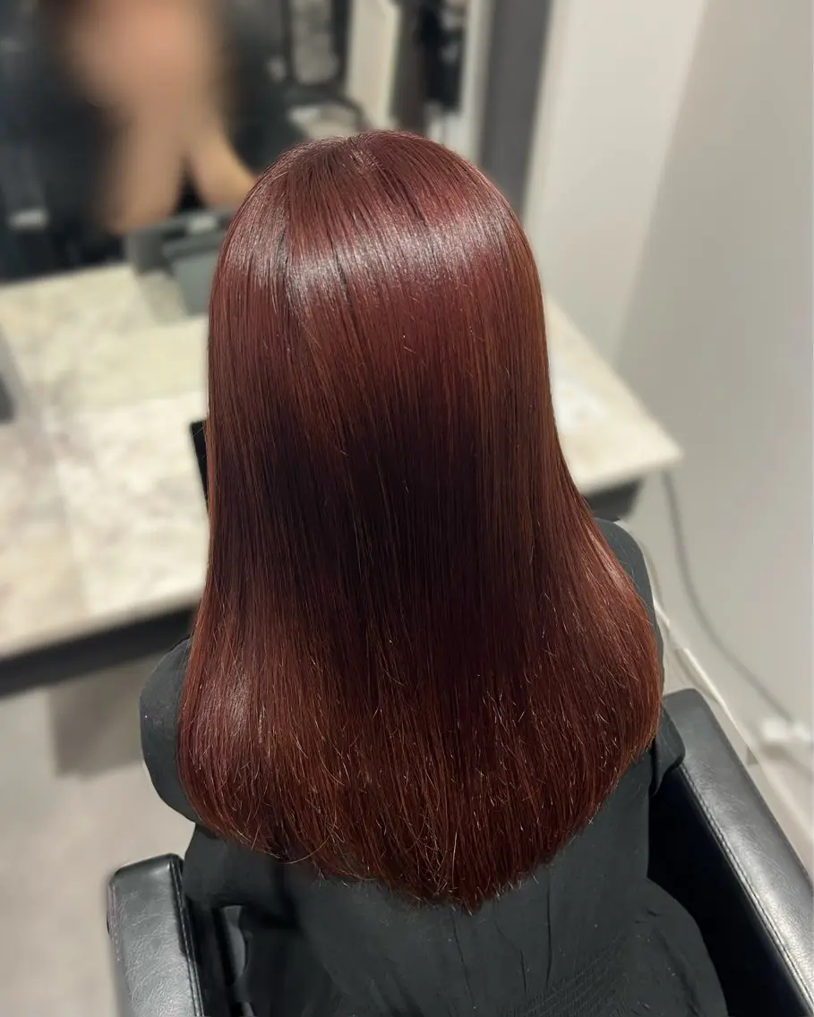 ミディアム カラー ヘアカラー Dia ‎ アキヨシ ミユのヘアスタイル