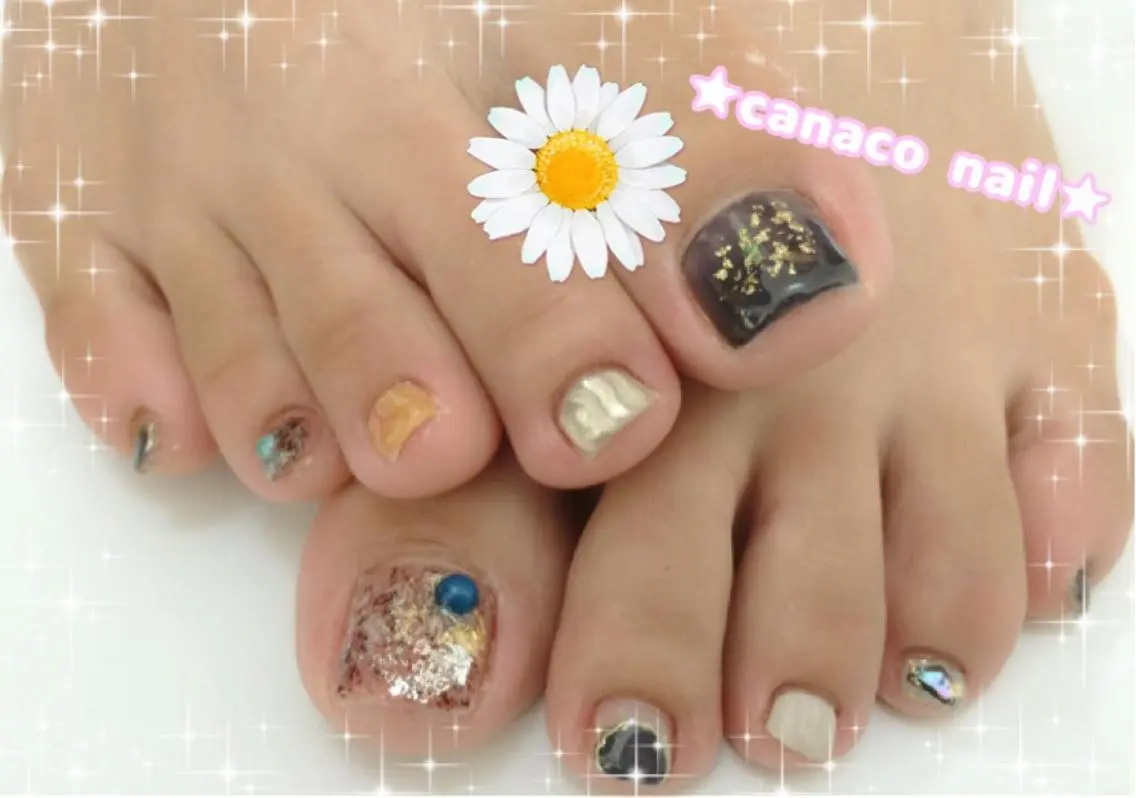 ネイル アートネイル フットネイル ニュアンスネイル ベテランネイル cnc nailのネイルデザイン