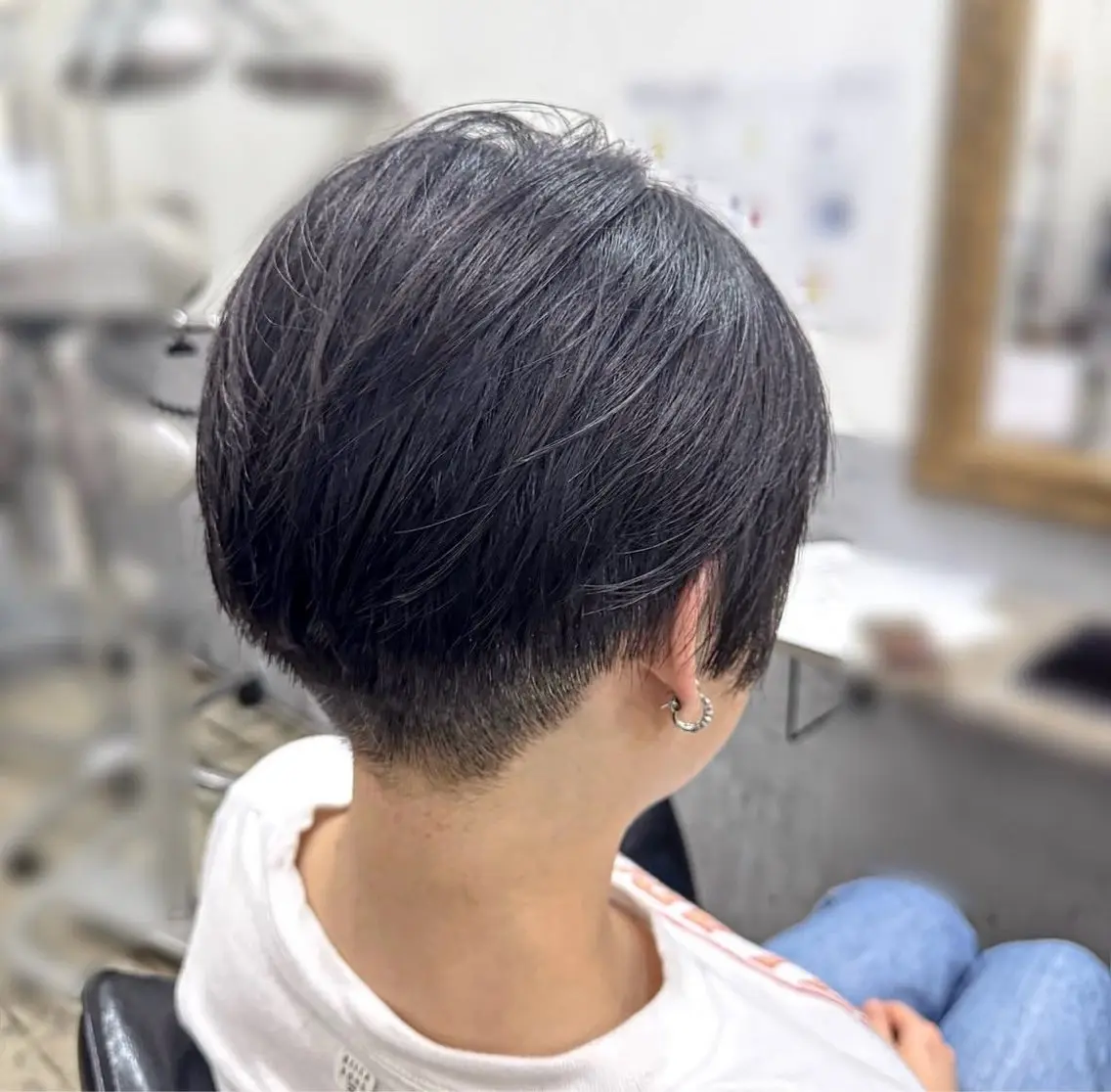 ショート lore umeのヘアスタイル