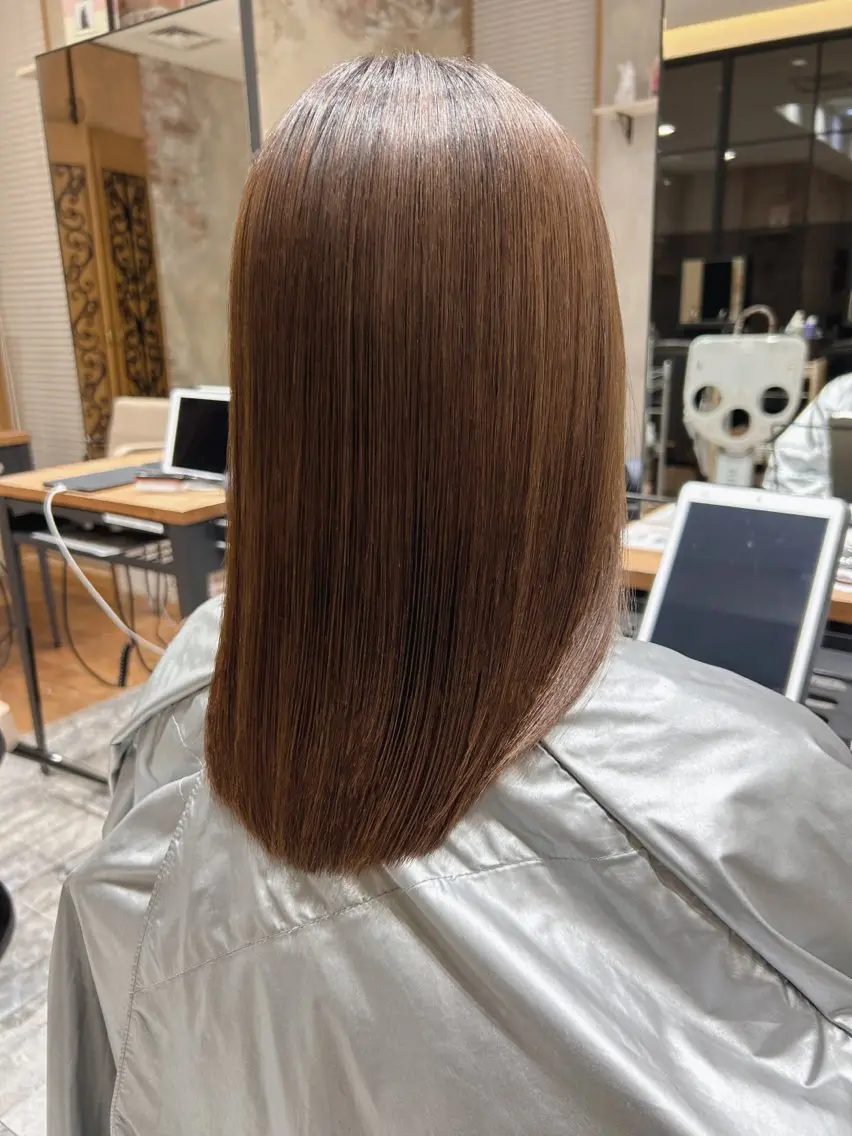 ミディアム カラー パーマ ブリーチ ケアブリーチ ダブルカラー イヤリングカラー ハイライトカラー カット ヘアカラー 縮毛矯正 トリートメント 銀座✨ショートボブ ショート/坂本亜裟海のヘアスタイル