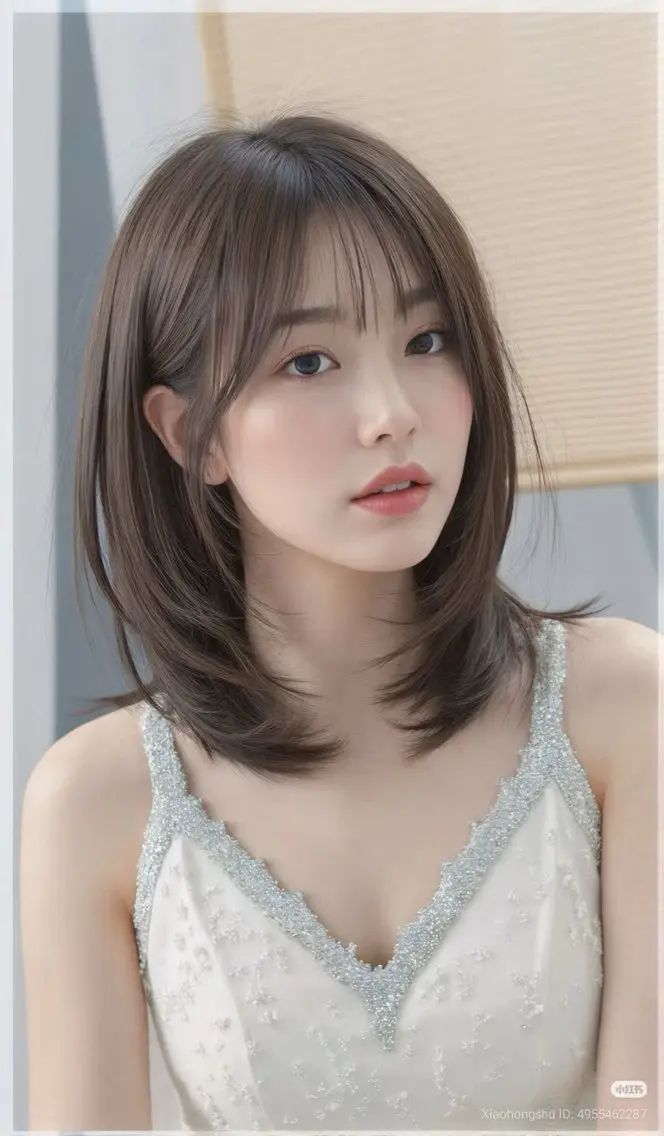 ミディアム 🌷レイヤー・ボブ /tomomi🌷のヘアスタイル