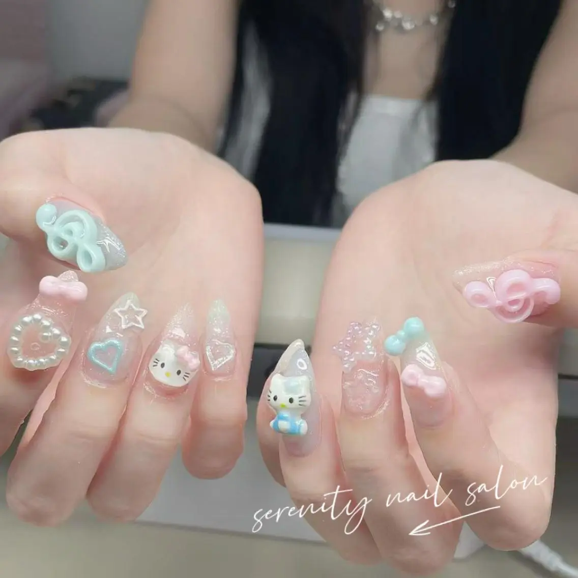 ネイル ハンドネイル ハンドケア 🎀KANA 韓国風ネイルのネイルデザイン
