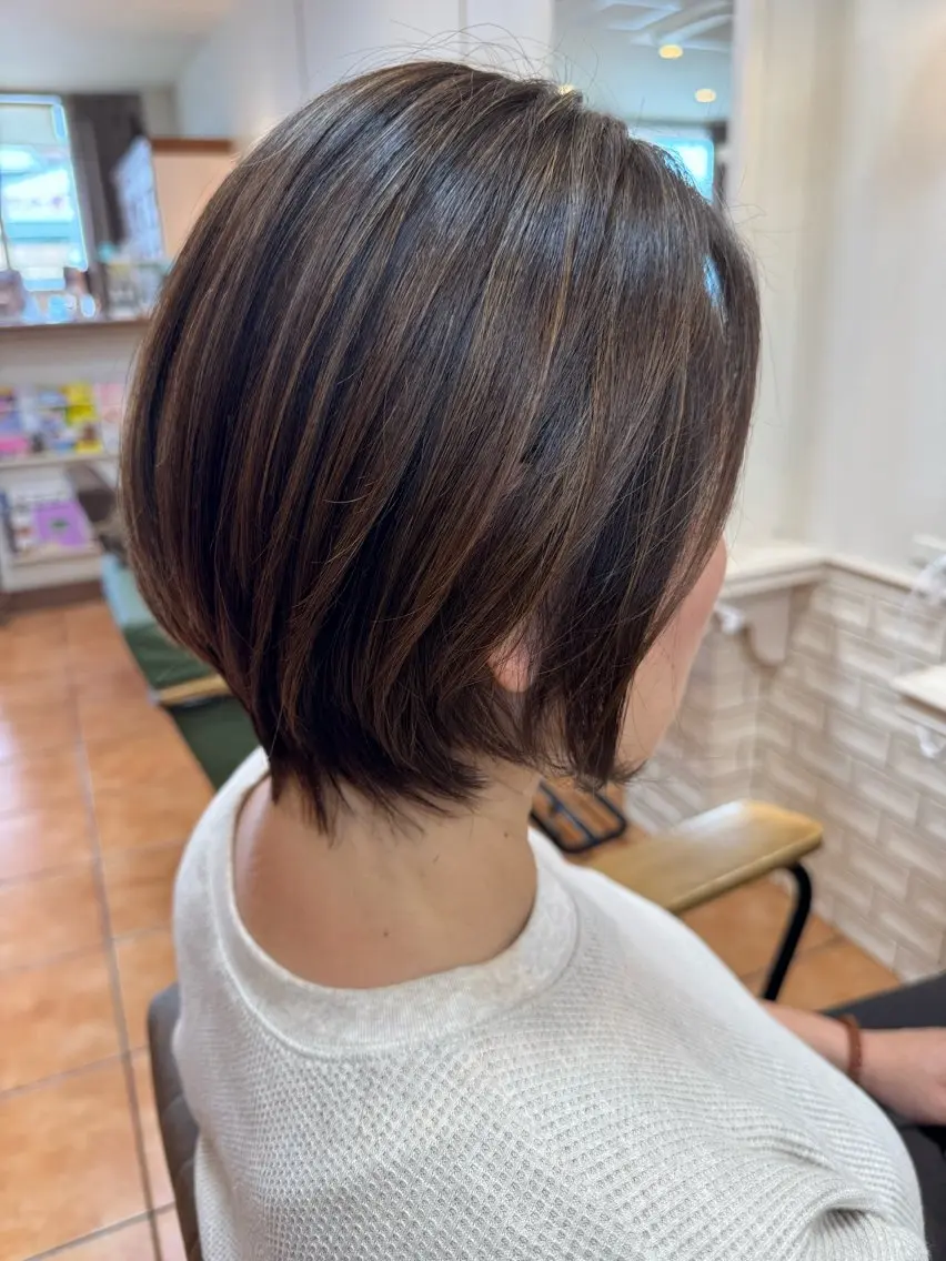 ショート ショートボブ ボブ ショートヘア カット ヘアカラー 朝の時間を楽に✨ ショート/川元裕範のヘアスタイル