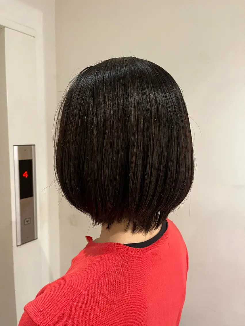 ショート 艶髪 藤原まいこのヘアスタイル