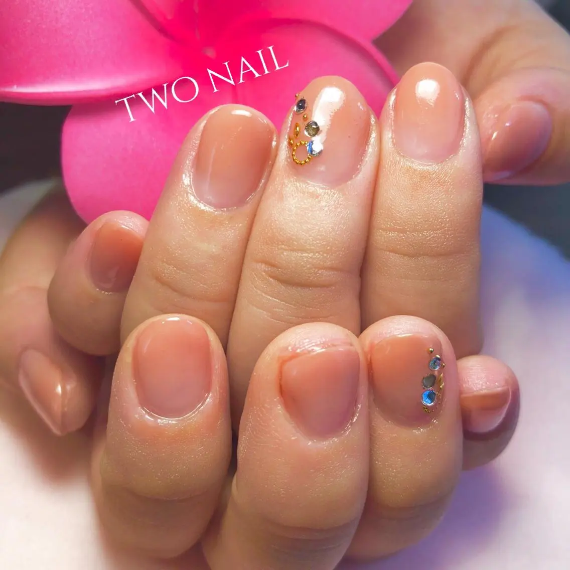 ネイル グラデーション ピンク two nailのネイルデザイン