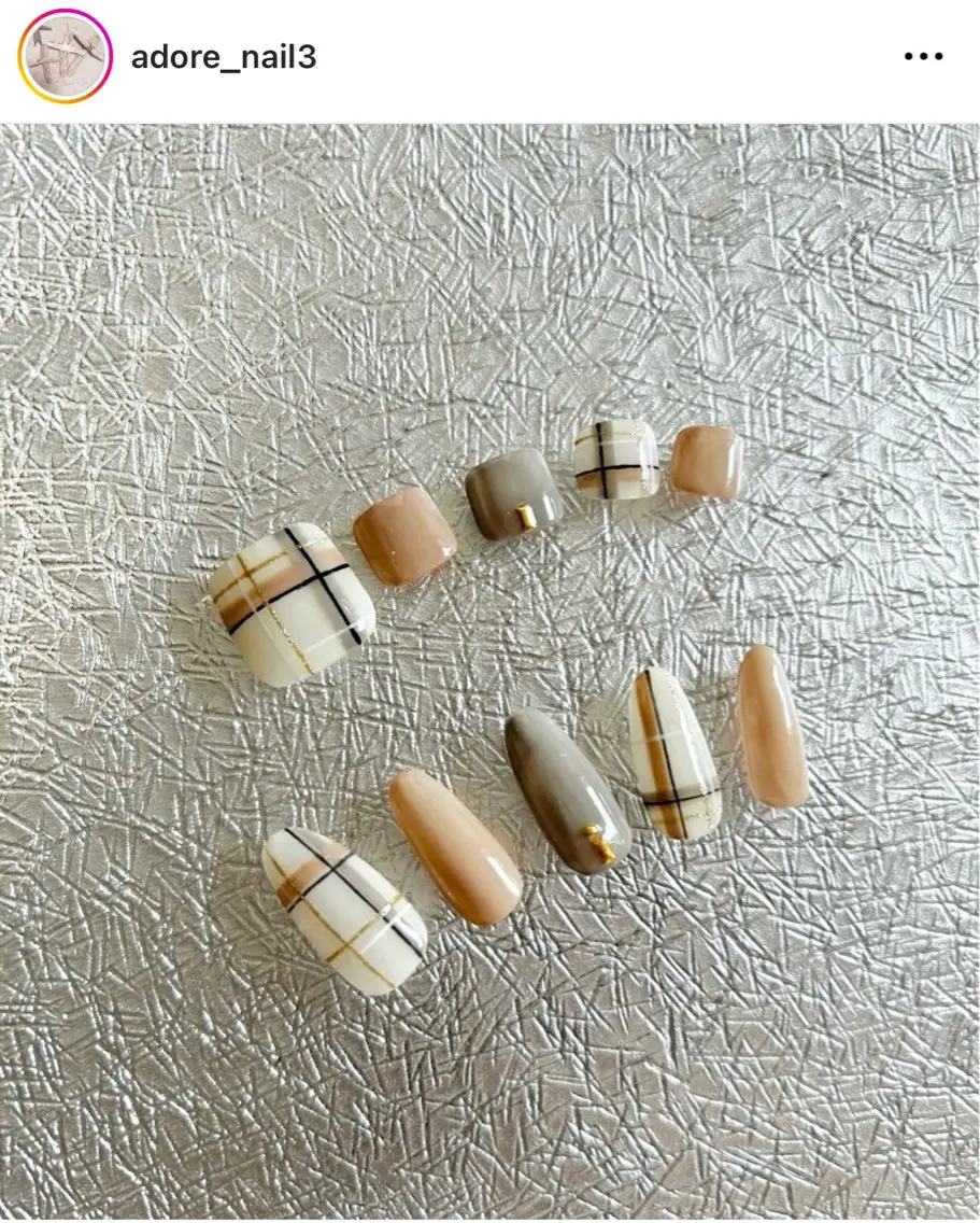 ネイル フットネイル おそろいネイル Adore nailのネイルデザイン