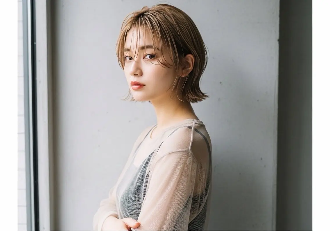 ショート 平田七海 心斎橋のヘアスタイル