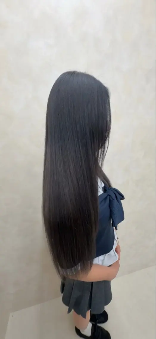 ロング カラー ブルーカラー 透明感カラー ヘアカラー 《艶髪カラースパ》 💕Natsukiのヘアスタイル