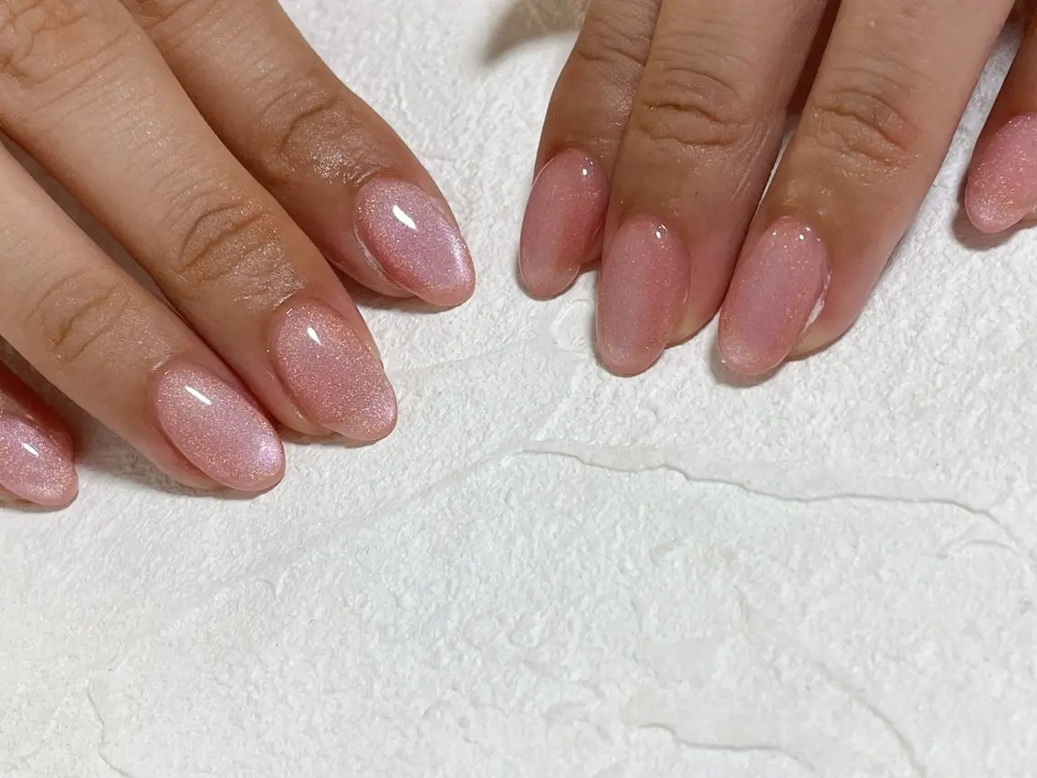 ネイル オーロラネイル フラワーネイル フットネイル フレンチネイル ジェルネイル ハンドネイル mogunail &blowのネイルデザイン