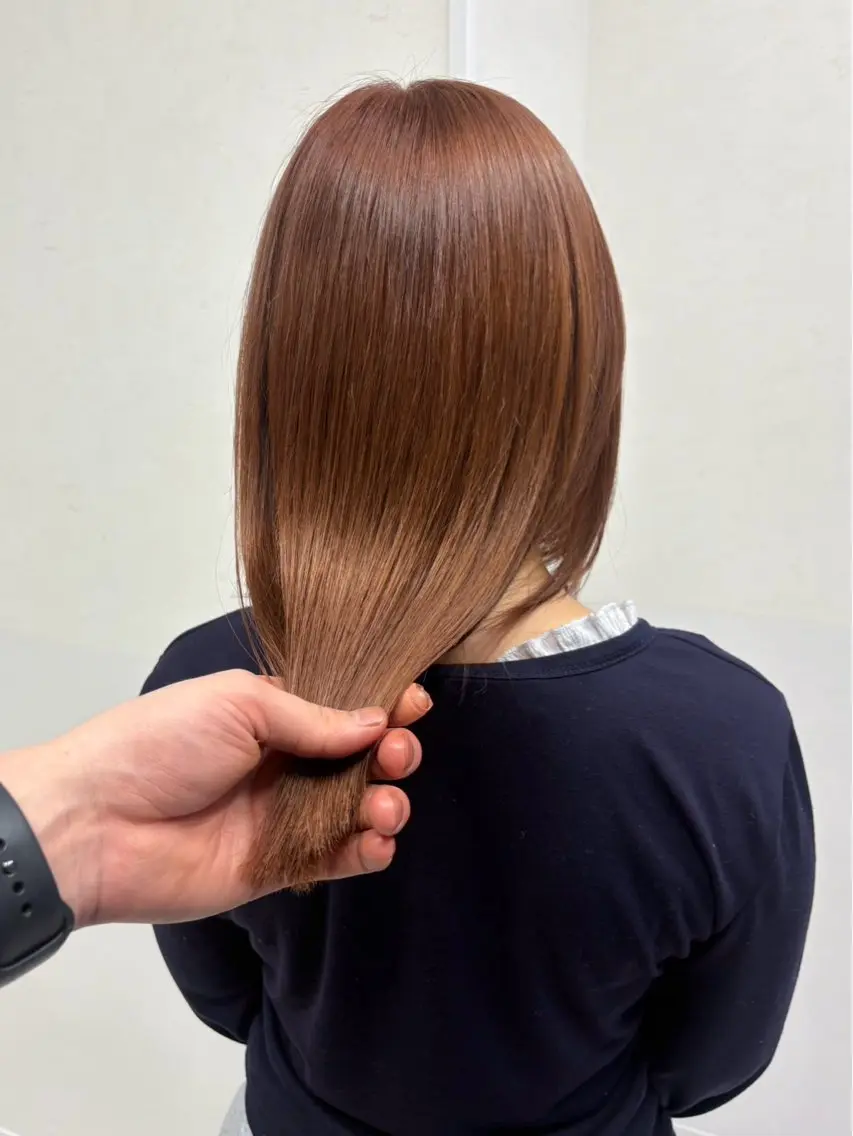 ミディアム カラー カット ヘアカラー 北原 永隆のヘアスタイル