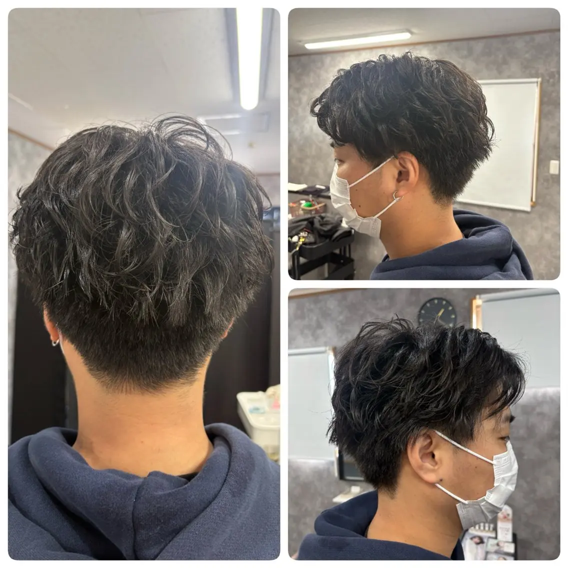 パーマ メンズ メンズパーマ ニュアンスパーマ ヘアーメイクマロン ヘアーメイクマロンのヘアスタイル