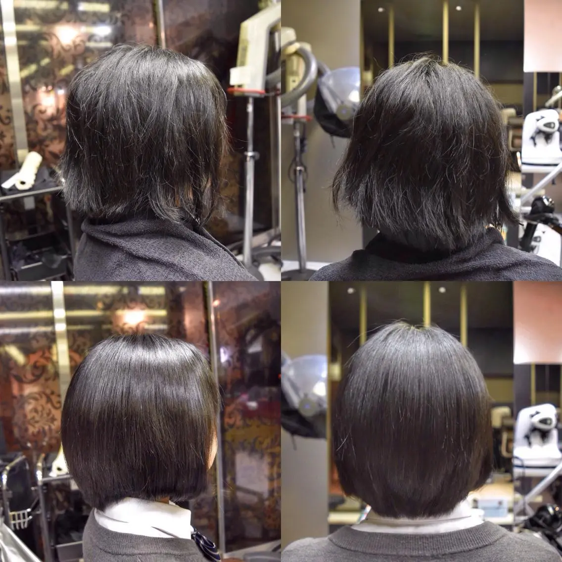 ミディアム パーマ シールエクステ エクステ 縮毛矯正 中川 拓弥のヘアスタイル