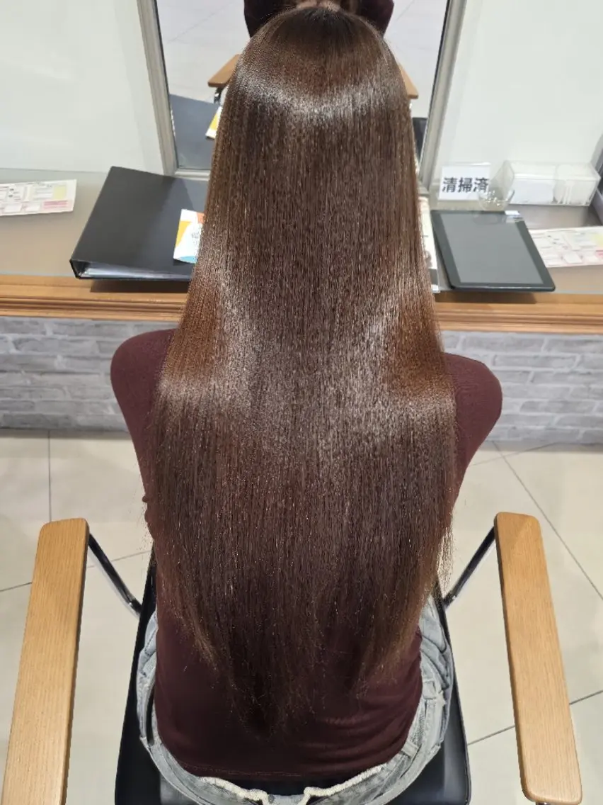 ロング トリートメント アズ🫧ヘアアレ🎀 ダメージレスカラーのマツエク・マツパデザイン