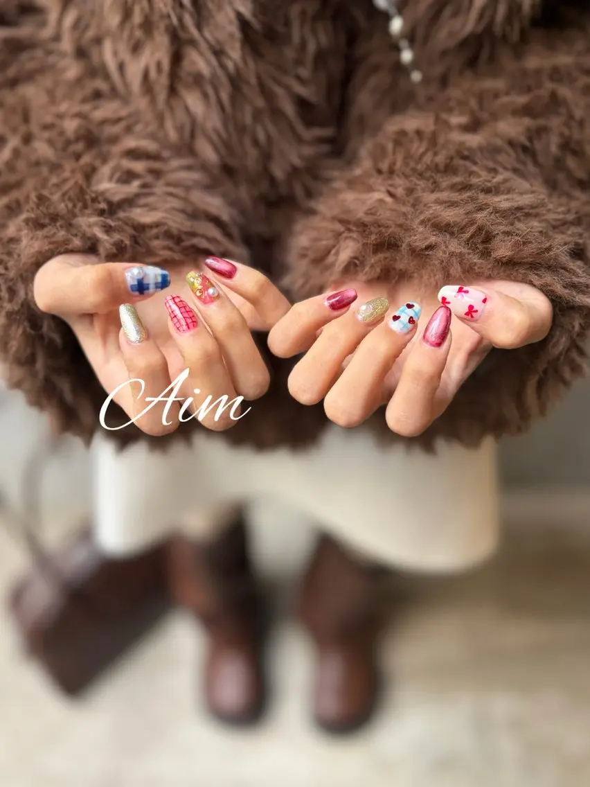 ネイル ハンドネイル Aim🌿 kanaのネイルデザイン