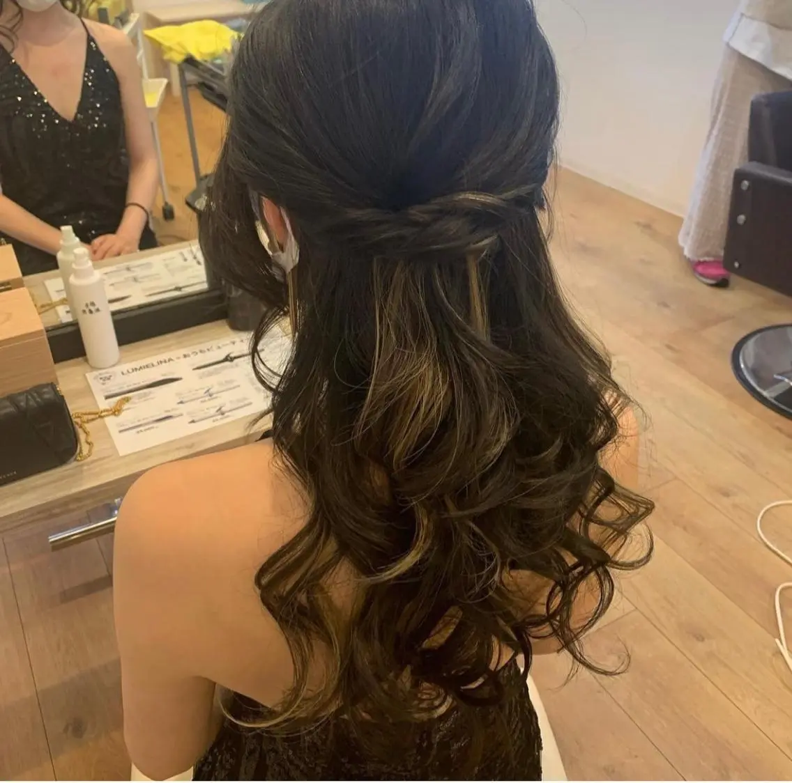 ロング 人見知りさんでも安心 奥田 里佳子のヘアスタイル