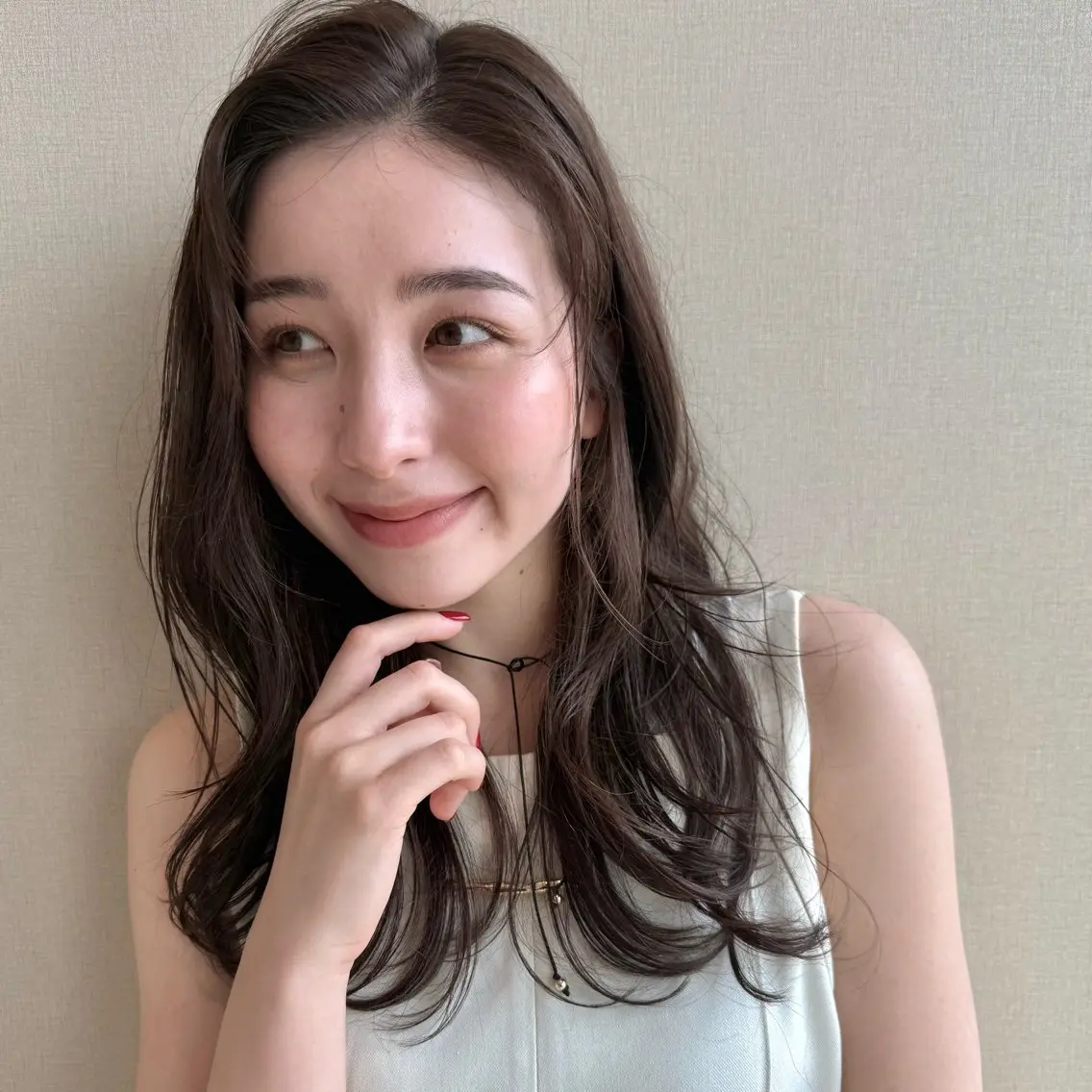 セミロング カット トリートメント 砂川朱音⌇鶴見区横堤 ⌇抜け感ヘア⌇韓国風のヘアスタイル