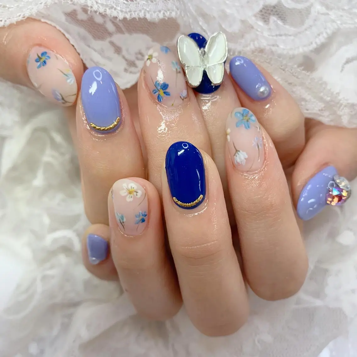 ネイル ハンドネイル La neige* yuki 🐩🌙のネイルデザイン