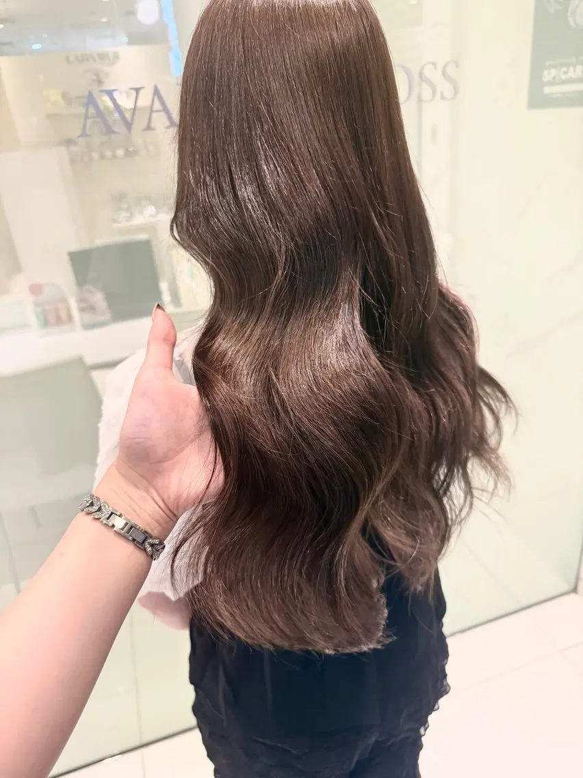 カラー 髪質改善 透明感カラー 🫧/つばめのヘアスタイル